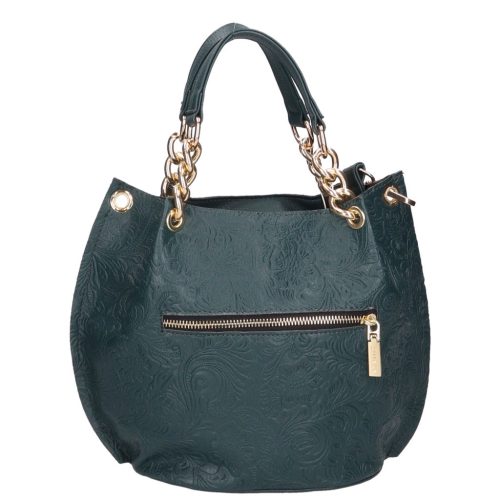 Chiara rostbőr táska K 772 bis zöld virág