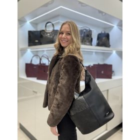 Karen rostbőr táska 9548 fekete 