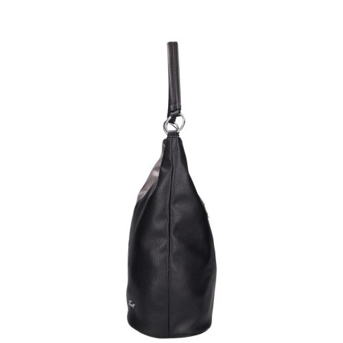 Karen rostbőr táska 9548 fekete ezüst