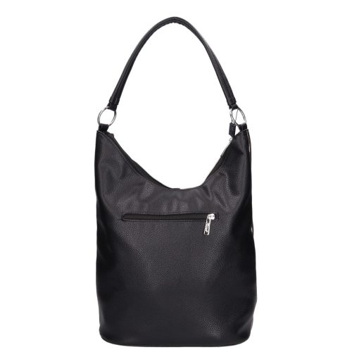 Karen rostbőr táska 9548 fekete ezüst