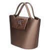 Karen rostbőr táska 9420 bronz virág