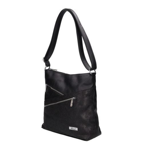 Karen rostbőr táska 1651 fekete virág