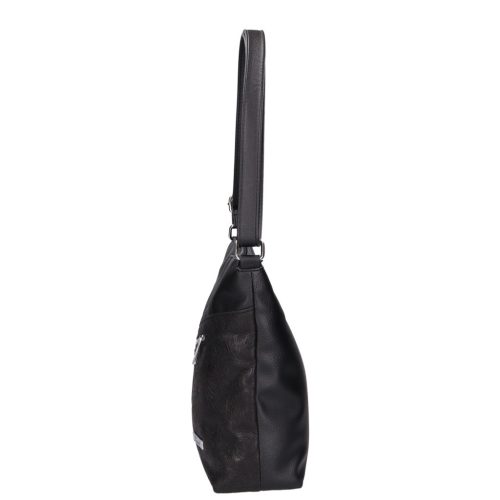 Karen rostbőr táska 1651 fekete virág