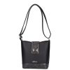 Karen rostbőr táska 9437 fekete új virág