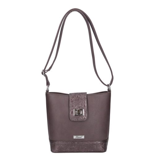 Karen rostbőr táska 9437 barna virág