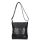 Karen rostbőr női táska N 099 fekete új virág