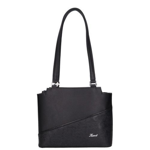 Karen rostbőr táska 1682 bis fekete virág