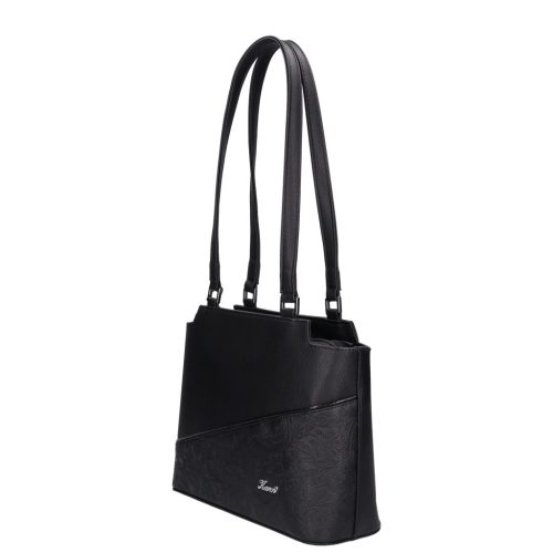 Karen rostbőr táska 1682 bis fekete virág