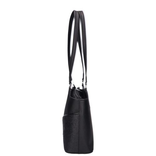 Karen rostbőr táska 1682 bis fekete virág