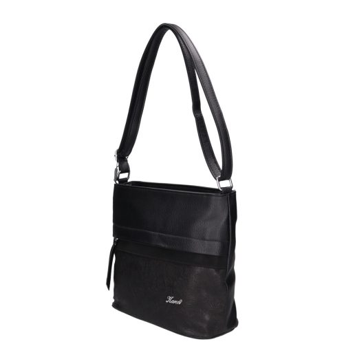 Karen rostbőr táska D 325 bis fekete virág