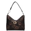 Chiara rostbőr táska L 327 fekete arany virág