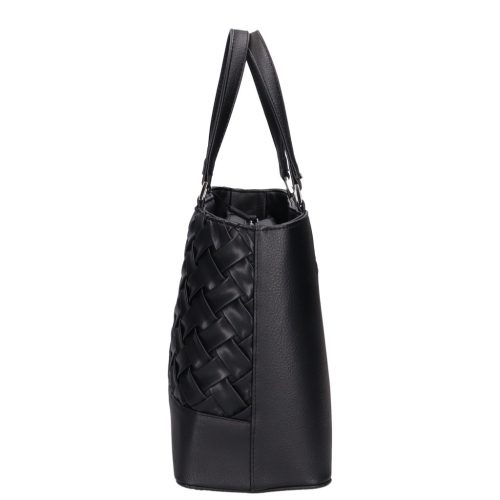 Karen rostbőr táska 1729 fekete fonott