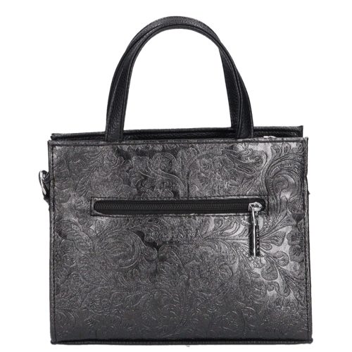 Chiara rostbőr táska K 7038 fekete virág