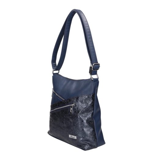 Karen rostbőr táska 1651 kék virág