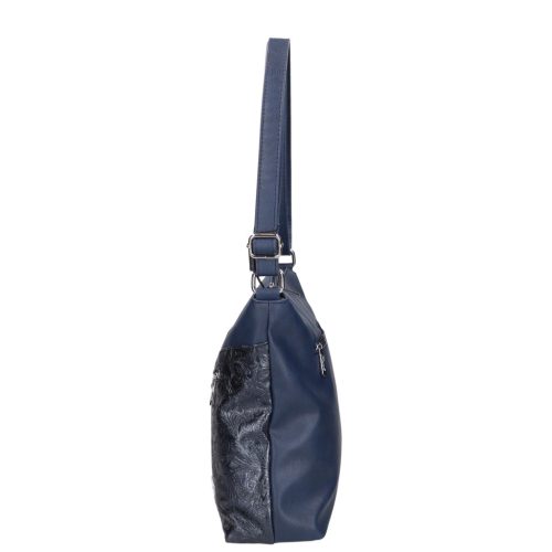 Karen rostbőr táska 1651 kék virág