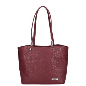 Karen rostbőr táska 2516 bordó virág