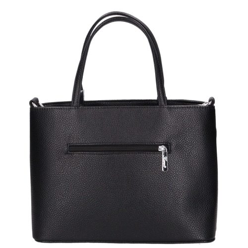 Karen rostbőr női táska D 444 fekete virág