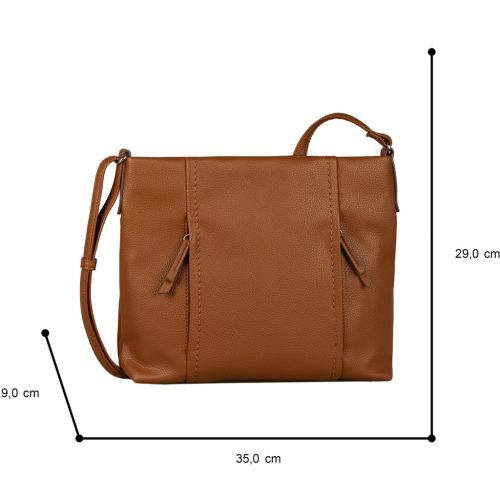 Tom Tailor Beca Cross bag M cognac táska