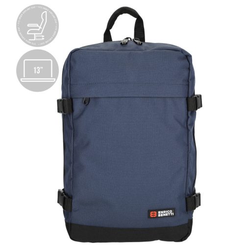 Enrico Benetti 54688 kék Ryanair és Wizzair hátizsák kézipoggyász