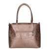 Karen rostbőr táska D 687 bronz virág