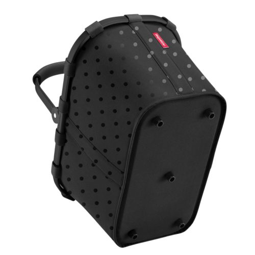 Reisenthel carrybag frame glossy dots black kosár BK7076