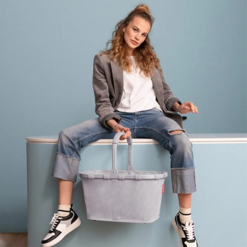 Reisenthel carrybag cord grey kosár BK7084