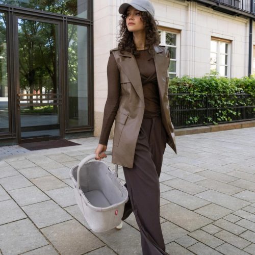 Reisenthel carrybag cord grey kosár BK7084