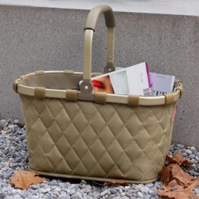 Reisenthel carrybag frame rhombus olive kosár BK5047