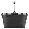 Reisenthel carrybag rhombus black kosár BK7059
