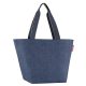 Reisenthel shopper M herringbone dark blue válltáska ZS4113