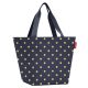 Reisenthel shopper M metallic dots blue válltáska ZS4117