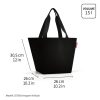 Reisenthel shopper M mesh black válltáska ZS7082