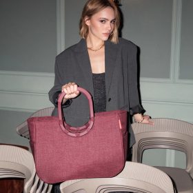   Reisenthel Loopshopper L twist maroon bevásárlótáska OR3104