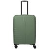 Travelite Air Striple M zöld bővíthető közepes méretű bőrönd