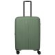 Travelite Air Striple M zöld bővíthető közepes méretű bőrönd