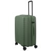 Travelite Air Striple M zöld bővíthető közepes méretű bőrönd