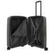 Travelite Air Striple M zöld bővíthető közepes méretű bőrönd