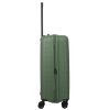 Travelite Air Striple M zöld bővíthető közepes méretű bőrönd
