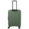Travelite Air Striple M zöld bővíthető közepes méretű bőrönd