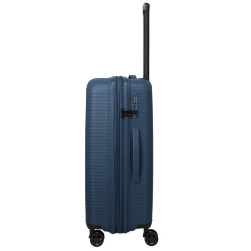Travelite Air Striple M kék bővíthető közepes méretű bőrönd