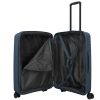 Travelite Air Striple M kék bővíthető közepes méretű bőrönd