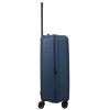 Travelite Air Striple M kék bővíthető közepes méretű bőrönd
