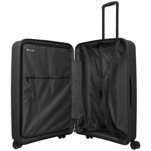 Travelite Air Striple L fekete nagy méretű bőrönd