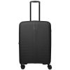 Travelite Air Striple M fekete bővíthető közepes méretű bőrönd