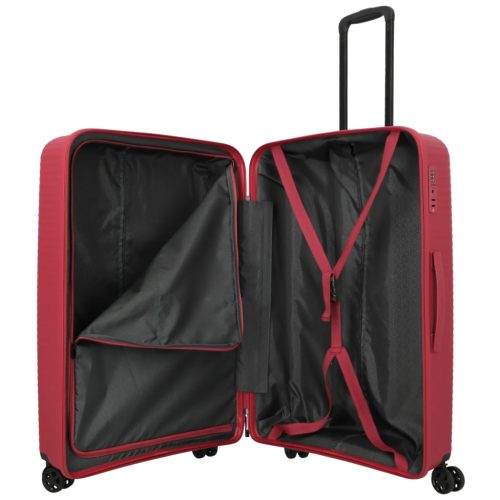 Travelite Air Striple L piros nagy méretű bőrönd