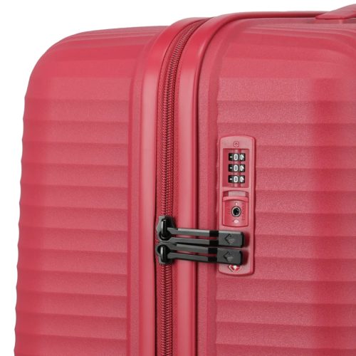 Travelite Air Striple L piros nagy méretű bőrönd