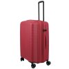 Travelite Air Striple M piros bővíthető közepes méretű bőrönd
