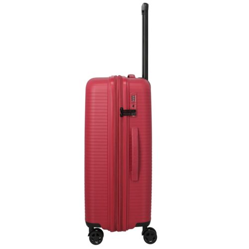Travelite Air Striple M piros bővíthető közepes méretű bőrönd