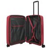 Travelite Air Striple M piros bővíthető közepes méretű bőrönd