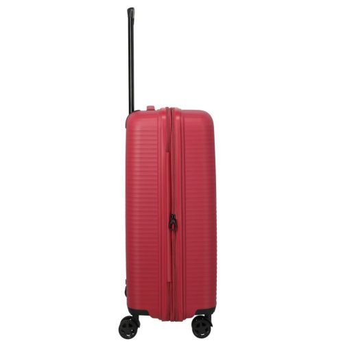 Travelite Air Striple M piros bővíthető közepes méretű bőrönd
